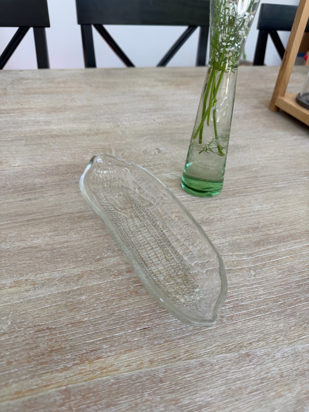 🌱Vintage 1970s “Corn on the Cob” Pressed Glass Plates: Set of 8! Whimsy Dining!